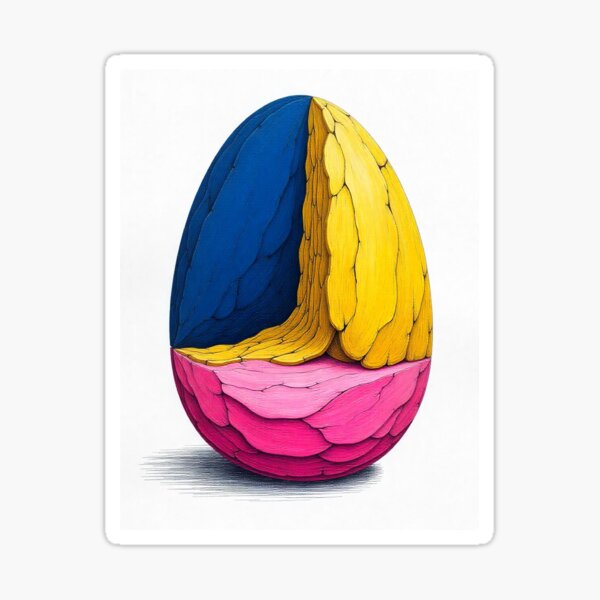 Item preview, Non Binary Eggs-Motivational quote designed and sold by DaykoArt.