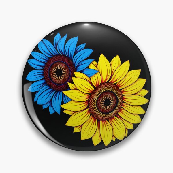 Item preview, Blue and Yellow Sunflower Ukraine Support designed and sold by svarupa.