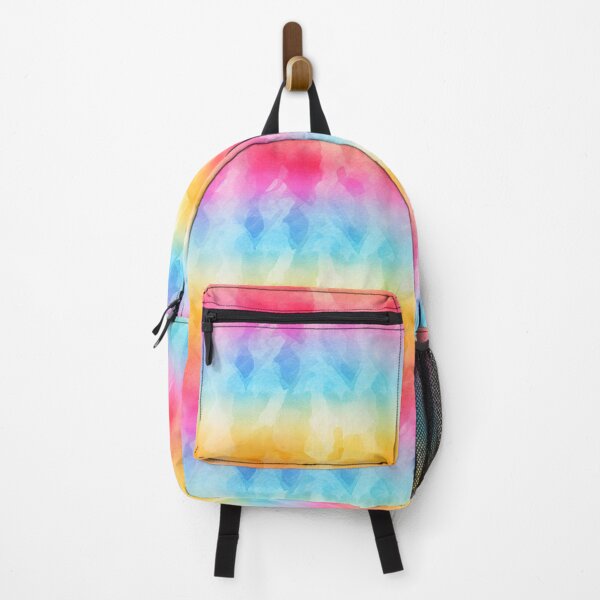 Item preview, Rainbow abstract watercolor designed and sold by DigitaICraft.