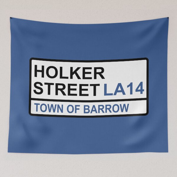 Item preview, Barrow Holker Street Iconic Street Sign designed and sold by DelfDesign.