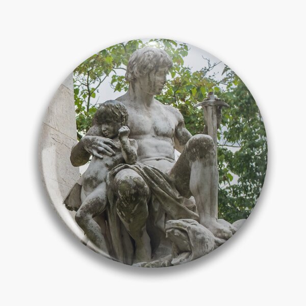 Item preview, A bronze lion and a stone statue by Antoine Louis Barye (Paris, France) designed and sold by PariSeine.