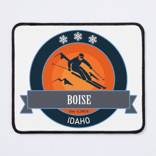 Item preview, Boise Idaho Skiing Badge designed and sold by Wanderful-roads.
