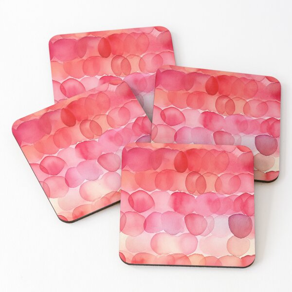 Item preview, Red watercolor dots designed and sold by DigitaICraft.