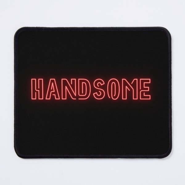 Item preview, Handsome red neon text  designed and sold by jackoslimited.