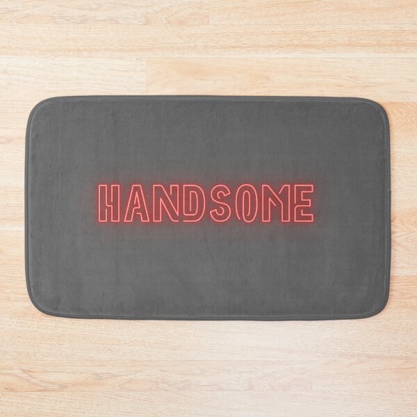 Item preview, Handsome red neon text  designed and sold by jackoslimited.