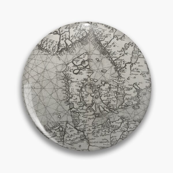 Item preview, Old map of Northern Europa designed and sold by AuroraSalmon.