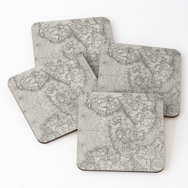 Item preview, Old map of Northern Europa designed and sold by AuroraSalmon.
