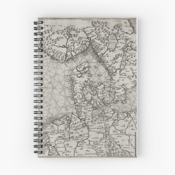 Item preview, Old map of Northern Europa designed and sold by AuroraSalmon.