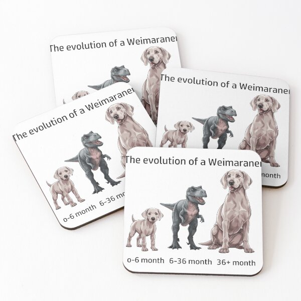 Item preview, The Evolution of a Weimaraner designed and sold by Ranout.