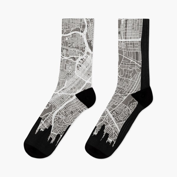 Item preview, Houston Texas Skyline Map designed and sold by ArtPrints.