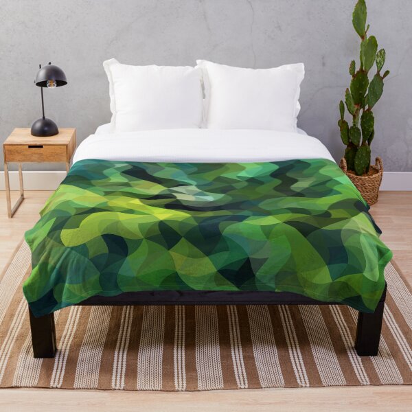 Item preview, Lush Green Wave Abstract Art designed and sold by Patternair.
