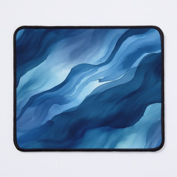 Item preview, Dark Blue Watercolor Waves designed and sold by DigitaICraft.