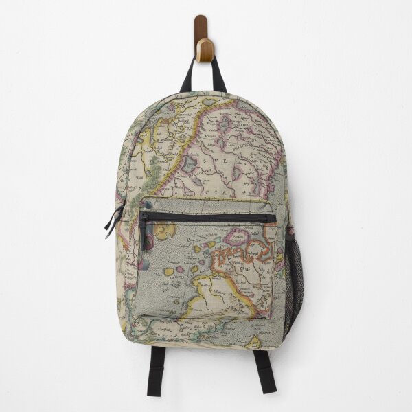 Item preview, Old map of Scandinavia designed and sold by AuroraSalmon.