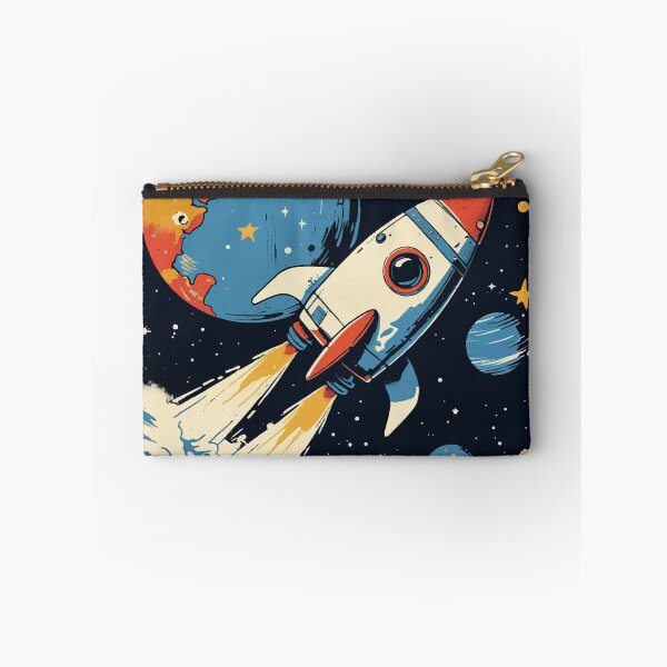 Item preview, Space Exploration – Vintage-Inspired Rocket Illustration designed and sold by Moss and Moon Studio.