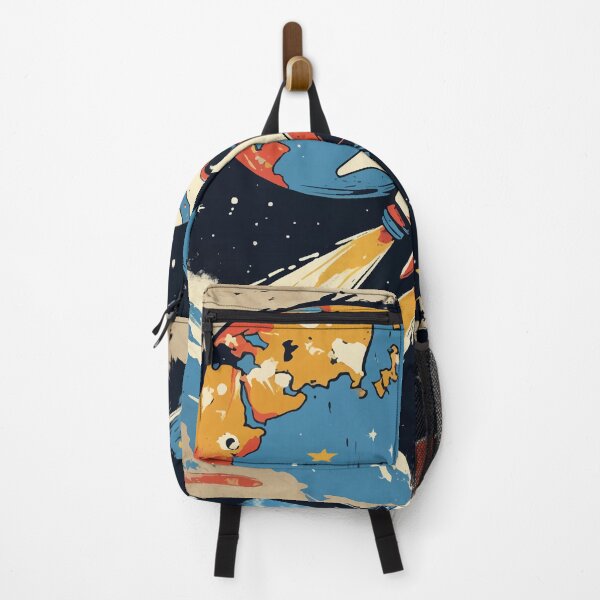Item preview, Space Exploration – Vintage-Inspired Rocket Illustration designed and sold by Moss and Moon Studio.