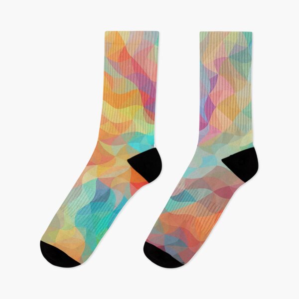 Item preview, Colorful Geometric Wave Abstract designed and sold by Patternair.