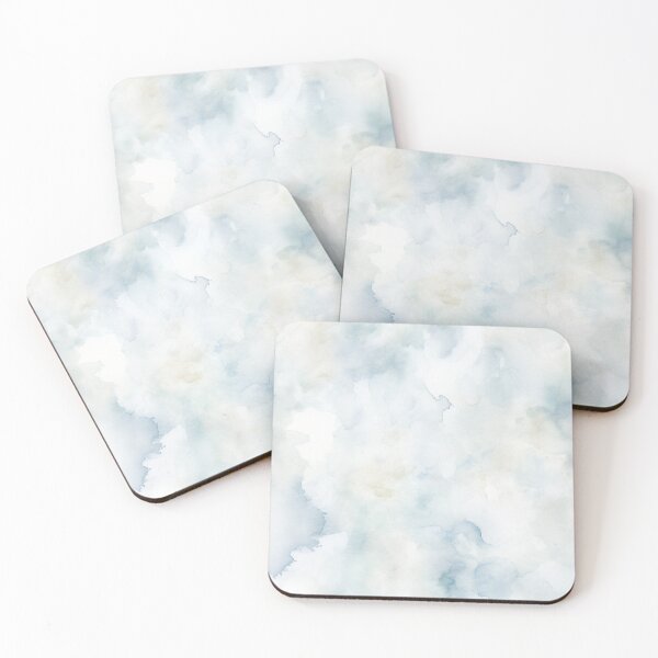 Item preview, White Clouds Abstract Watercolor designed and sold by DigitaICraft.