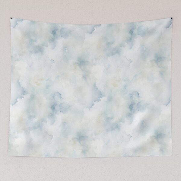 Item preview, White Clouds Abstract Watercolor designed and sold by DigitaICraft.