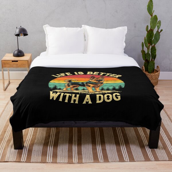Item preview, Life Is Better With A Dog - Vintage Sunset designed and sold by DARK_NOVA.