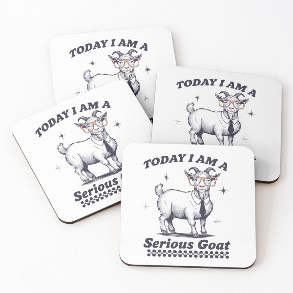 Artikelvorschau, Serious Goat – Lustige stylische Ziege mit Brille und Krawatte entworfen und verkauft von Snifferius.