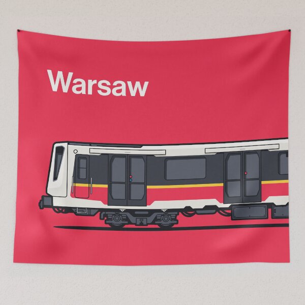 Item preview, Warsaw World Train Side Poland designed and sold by VoodooCircus.