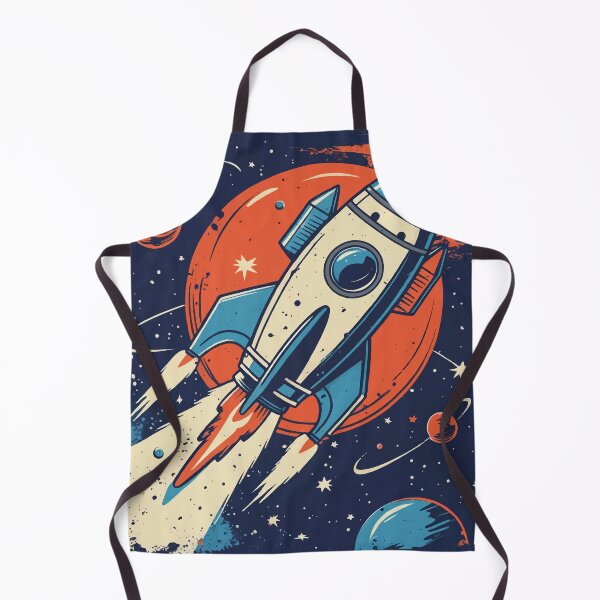 Item preview, Space Exploration – Vintage-Inspired Rocket Illustration designed and sold by Moss and Moon Studio.