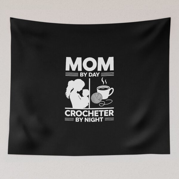 Item preview, Mom by Day, Crocheter by Night designed and sold by MagicWander.