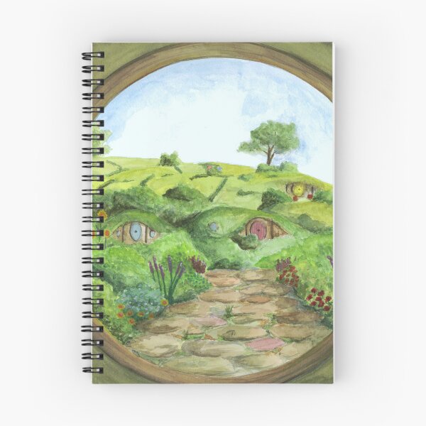 Item preview, View of the shire hobbiton designed and sold by gekkographics.