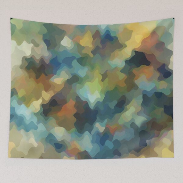 Item preview, Earthy Tones Abstract Patchwork designed and sold by Patternair.