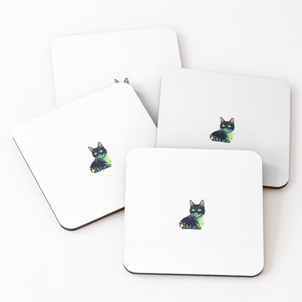 Item preview, Cat with glowing eyes designed and sold by Kenji11.