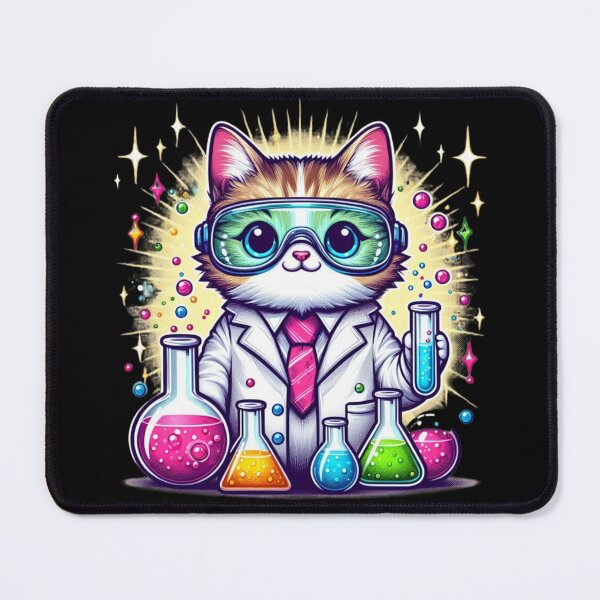 Item preview, Funny Spooky Cats in STEM designed and sold by StemMerch247.
