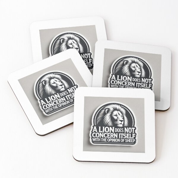 Item preview, A Lion Does Not Concern Itself with The Opinion of Sheep designed and sold by rufastories.