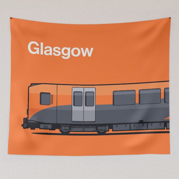 Item preview, Glasgow 2nd Gen World Train Side Scotland designed and sold by VoodooCircus.