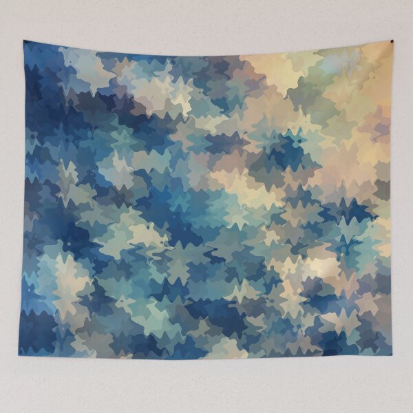 Item preview, Blue Splash Abstract with Starburst Effect designed and sold by Patternair.