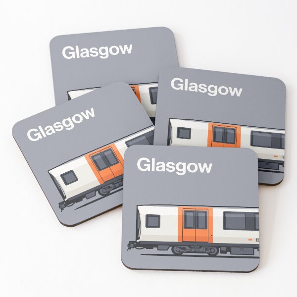 Item preview, Glasgow 3rd Gen Grey World Train Side Scotland designed and sold by VoodooCircus.