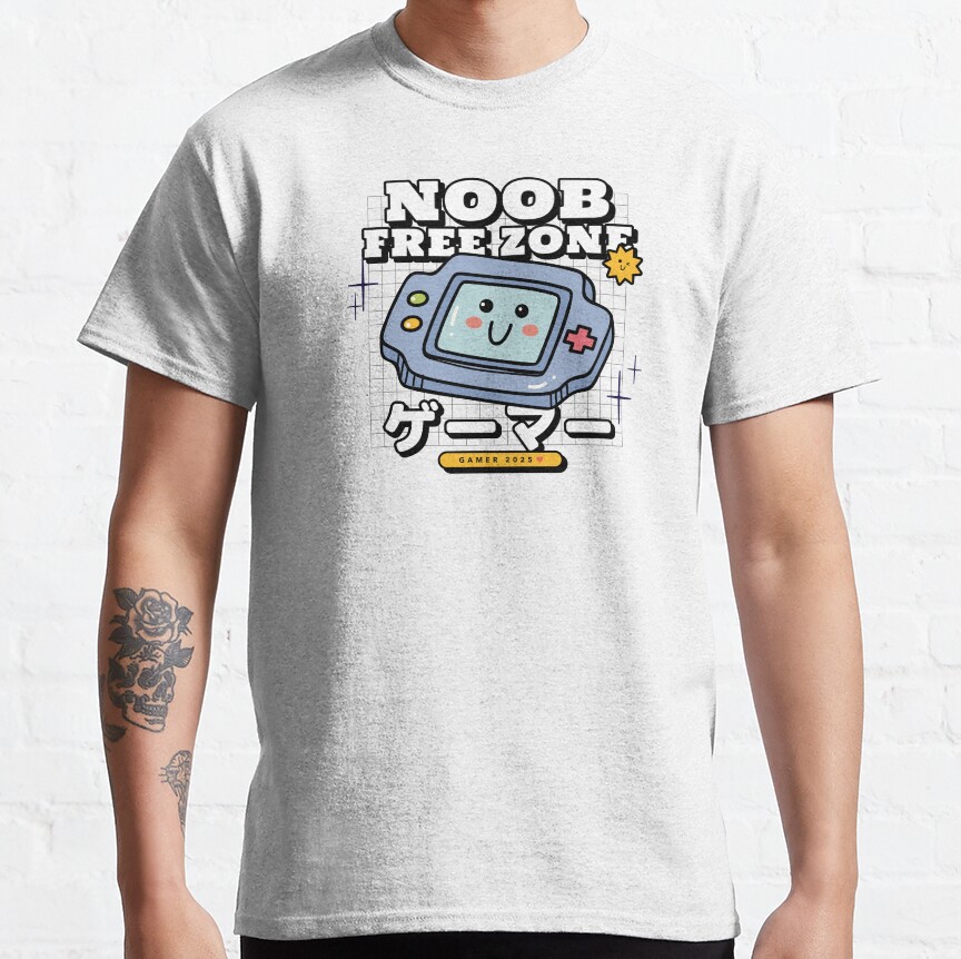 Noob Free Zone Classic T-Shirt