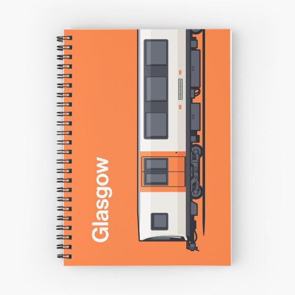 Item preview, Glasgow 3rd Gen Orange World Train Side Scotland designed and sold by VoodooCircus.