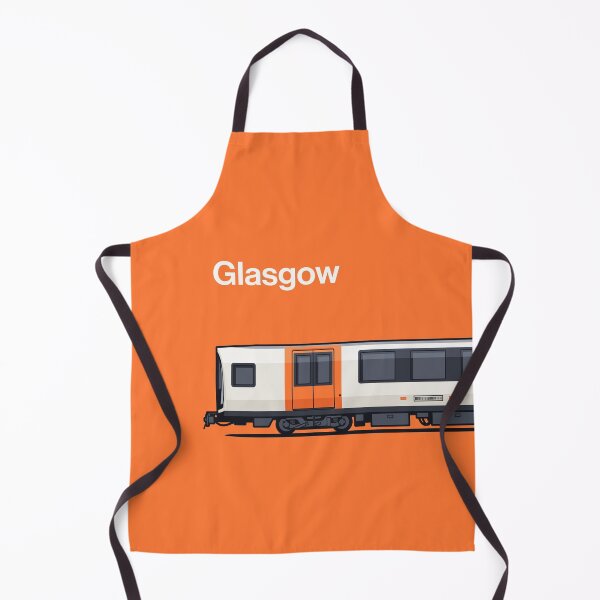 Item preview, Glasgow 3rd Gen Orange World Train Side Scotland designed and sold by VoodooCircus.