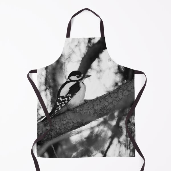 Item preview, Just wondering. Great spotted woodpecker bw designed and sold by Jouko Lehto Photography.