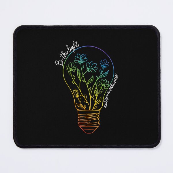 Item preview, Be the Light – Autism Awareness Floral Lightbulb designed and sold by Aredbox.
