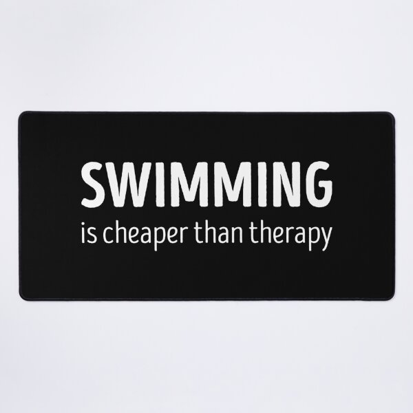 Item preview, Swimming Is Cheaper Than Therapy Funny Swimming Lover designed and sold by RareBunny.