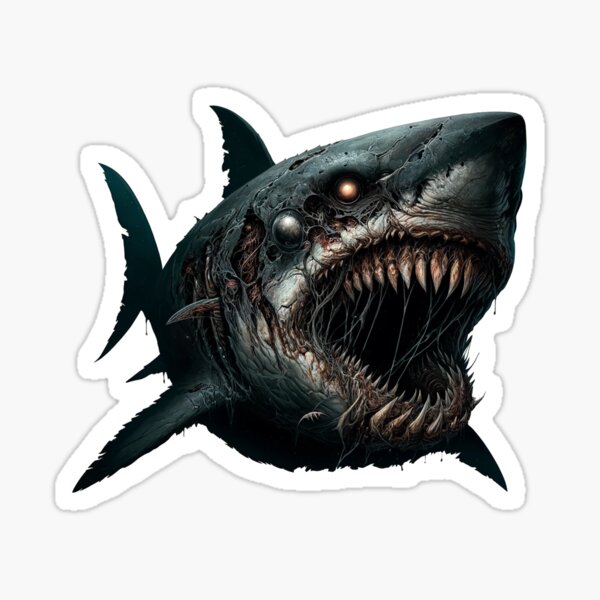Item preview, Zombie megalodon designed and sold by BlackFever.