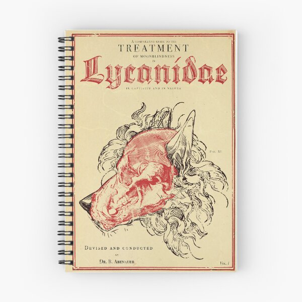 Item preview, Vintage book cover: Werewolf Anatomy designed and sold by Breyos.