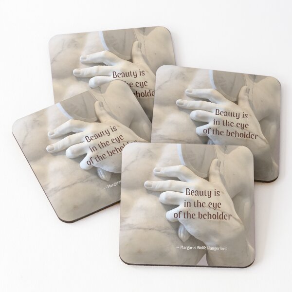 Item preview, "Beauty is in the eye of the beholder" (quote by Margaret Wolfe Hungerford) designed and sold by PariSeine.