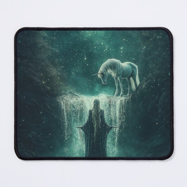 Item preview, Moonlit Guardian: The Enchanted Unicorn designed and sold by LemurianPortals.