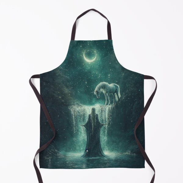 Item preview, Moonlit Guardian: The Enchanted Unicorn designed and sold by LemurianPortals.