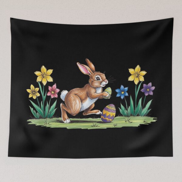 Artikelvorschau, Frohe Ostern Osterhase Eier Frühling entworfen und verkauft von Design_Your_Day.