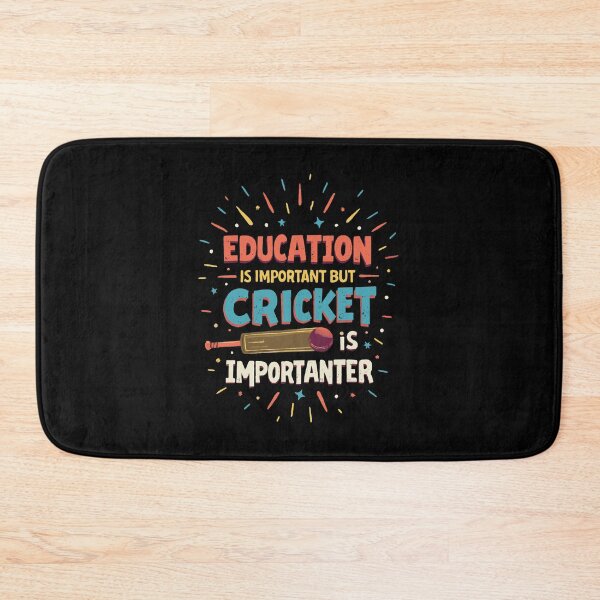 Item preview, Education Is Important But Cricket Is Importanter designed and sold by TeesYouWant.
