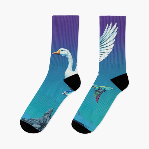 Item preview, Fish and Goose Soiree designed and sold by HabitableMoons.