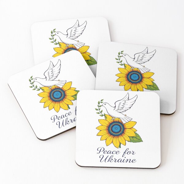 Item preview, Peace for Ukraine – Dove & Sunflower designed and sold by svarupa.